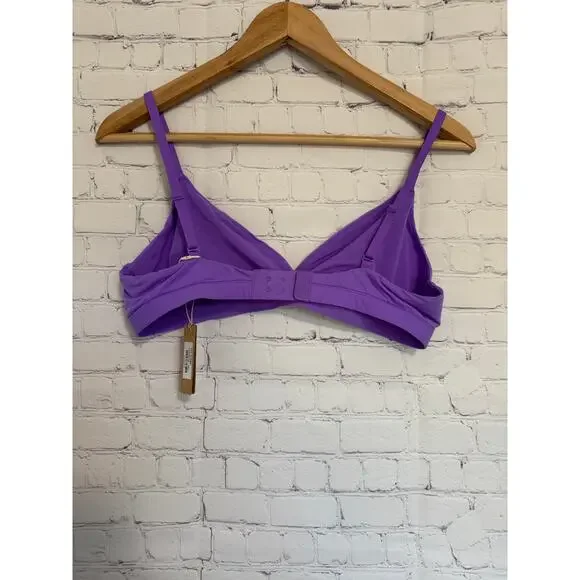 SKIMS Fits Everybody Crossover Bralette – Ultra Violet – Size L - Picture 2 of 6